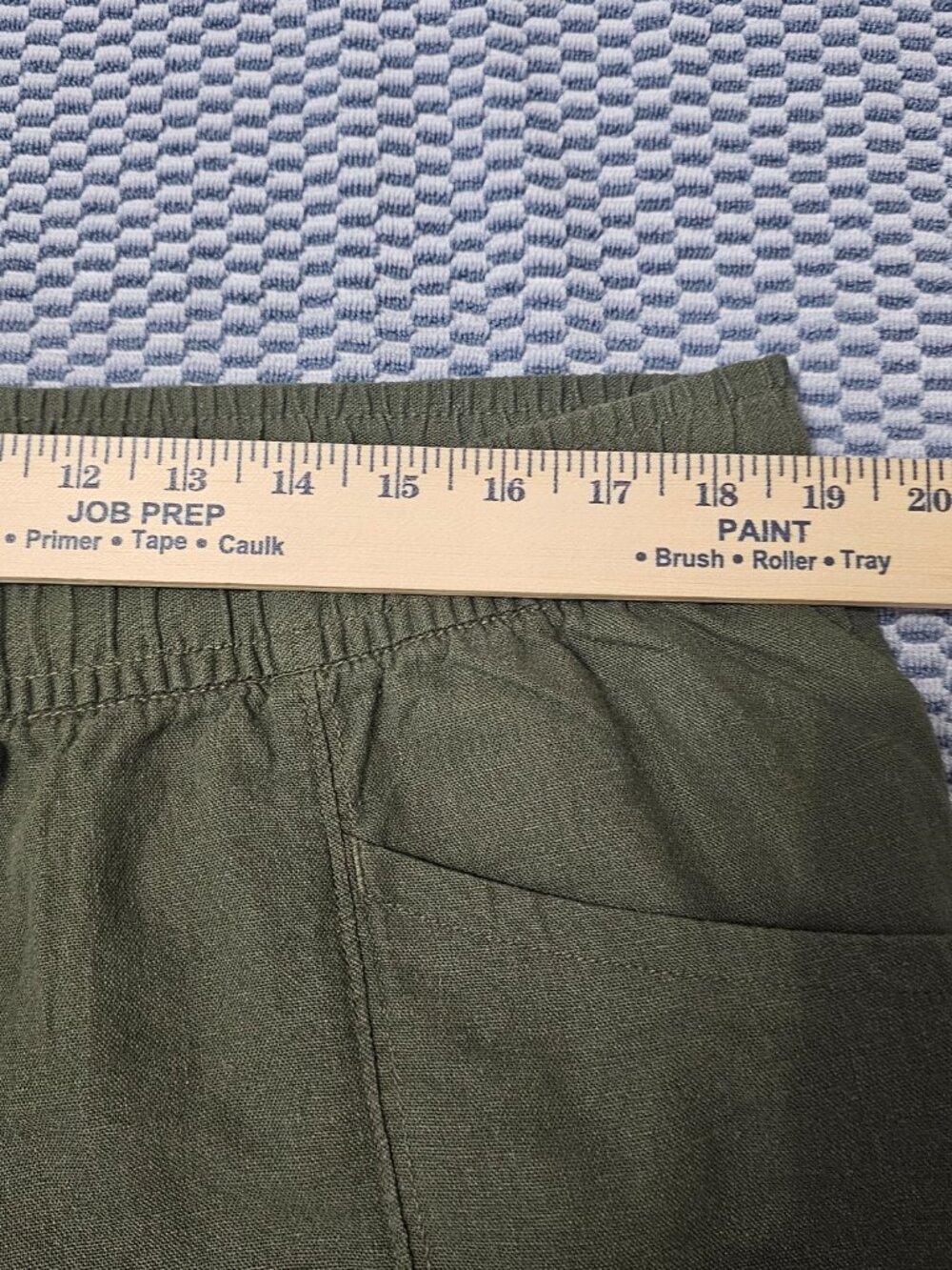 Old Navy Olive Green Linen Blend Jogger Women's Drawstring Waist Pants - Size XL - Picture 5 of 7